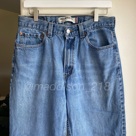 Levi’s Vintage 550 High Rise Straight Leg Dad Jeans size 33 - Picture 5 of 9